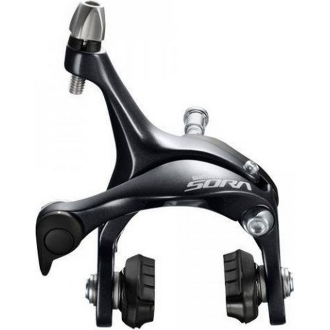 Тормоз клещевой SHIMANO SORA, R3000, задний, гайка/болт: 12,8/10,5мм, черный, EBRR3000AR87A